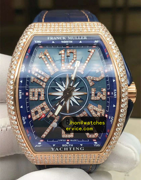 Yachting Blue Real Gold Diamonds Franck Muller