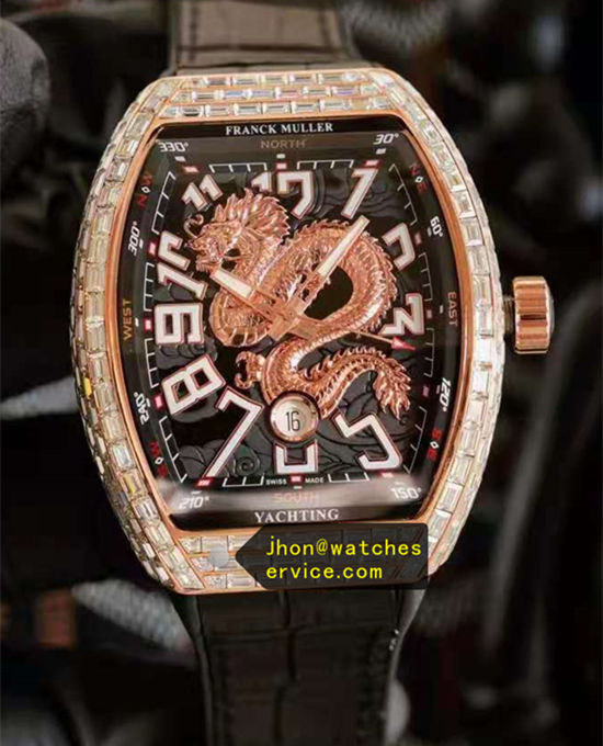 Black Gold Diamonds Dragon Franck Muller Rock Sugar Cube