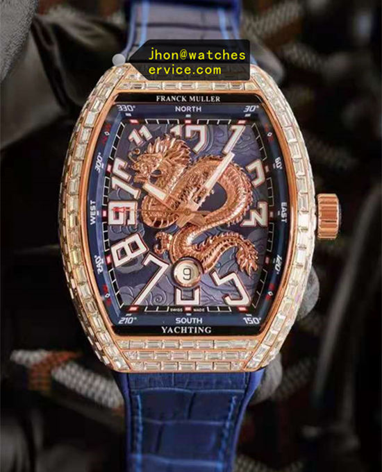 Blue Gold Diamonds Dragon Franck Muller Rock Sugar Cube