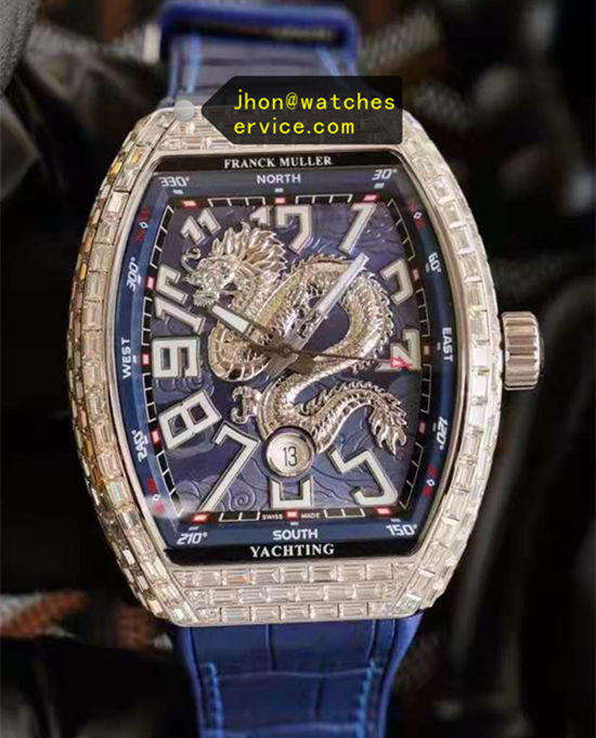 Blue Diamonds Dragon Steel Franck Muller Rock Sugar Cube