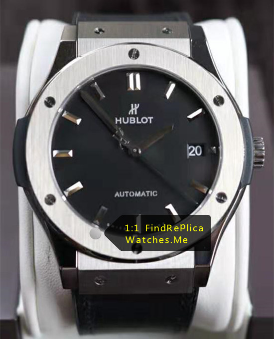 45MM Black Dial Hublot Classic Fusion