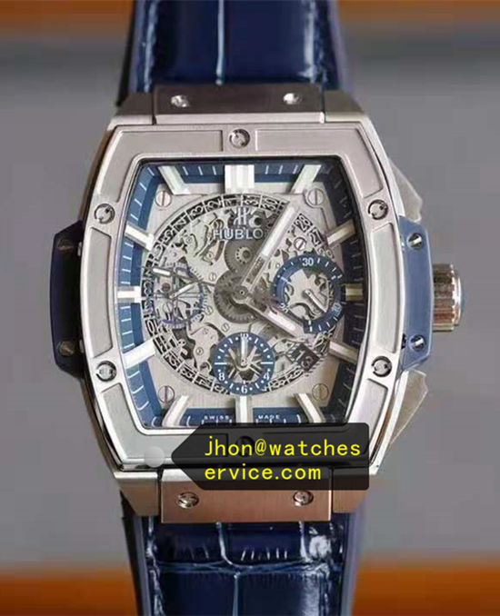 Blue Dial Titanium Hublot Spirit of Big Bang