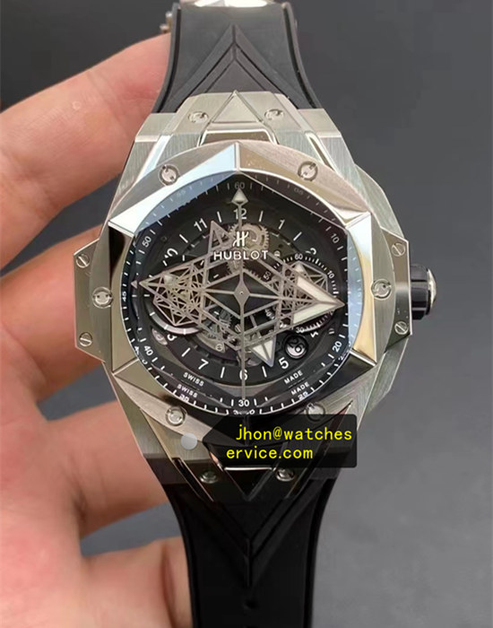 Hublot Unico Sang Bleu II 45MM Titanium Chronograph