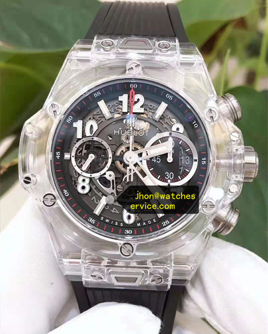 Transparent Sapphire Hublot Unico 45MM