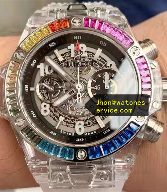 Hublot Big Bang Unico 45MM Transparent Rainbow