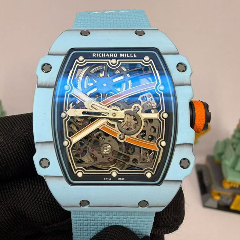 Bespoke RM 67 02 Ice Blue Layered Quartz Fibers Super Clone