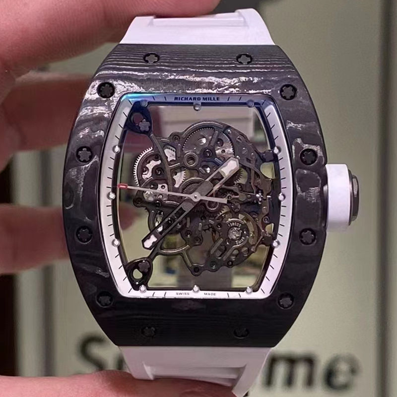 RM 55 Bubba Watson White Legend Carbon With Titanium Side