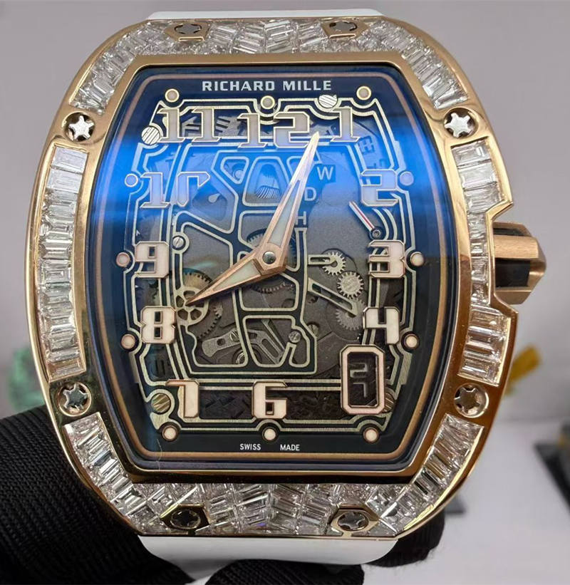 Bespoke Rose Gold RM 67 01 Baguette cut Diamonds Super Clone