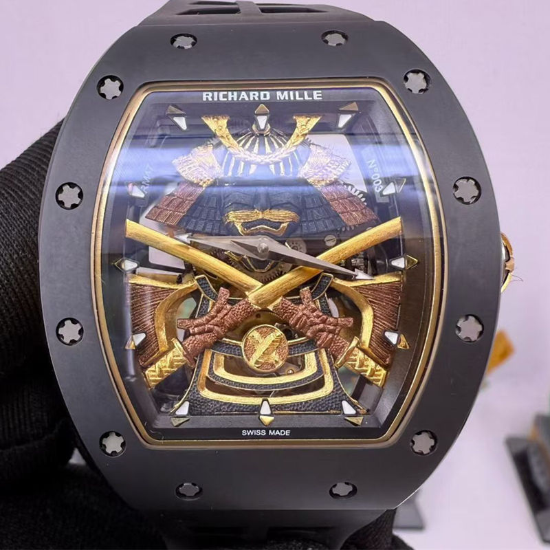 The Samurai RM 47 Black Ceramic Tourbillon Super Clone