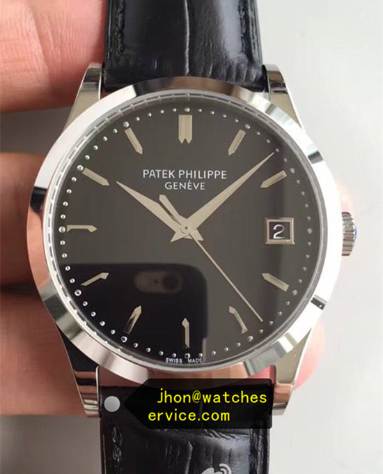 39MM Black Dial Patek Philippe Calatrava