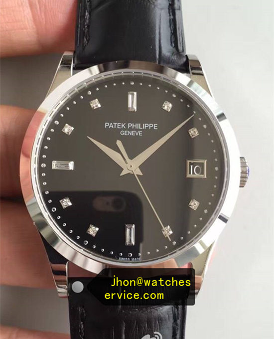 39MM Diamonds Hour Markers Patek Philippe Calatrava