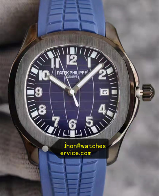 Black Steel Blue Aquanaut Super Thin Patek Philippe