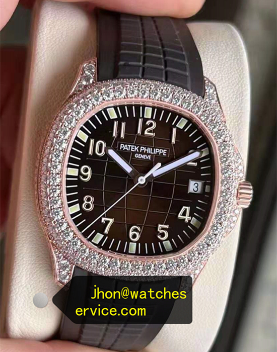 Diamonds Aquanaut 5167R Rose Gold Brown Dial