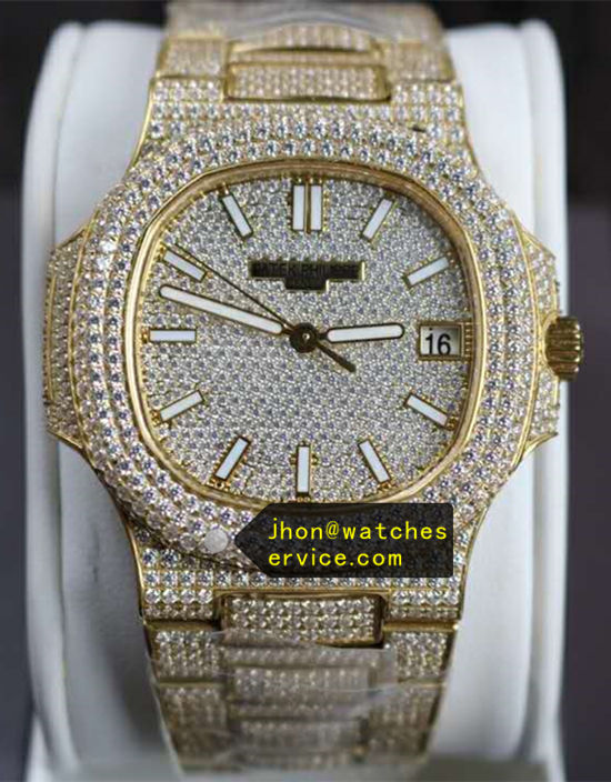 Diamonds Real Gold 40MM Nautilus 5711/1R