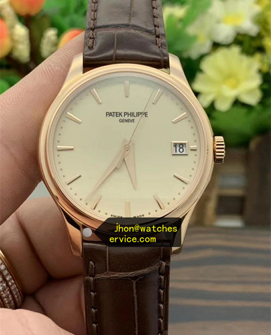 39MM Ivory Dial Patek Philippe Calatrava 5227J-001
