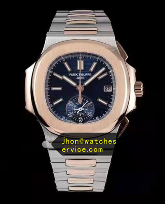 Two-Tone Nautilus 5980/1AR-001 Chronograph