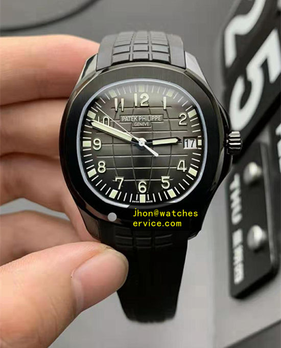 Top Thin Black Steel Patek Philippe Aquanaut
