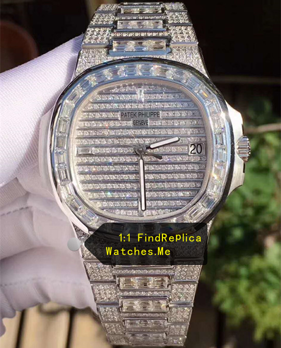 Square Large DiamondS Nautilus 5719
