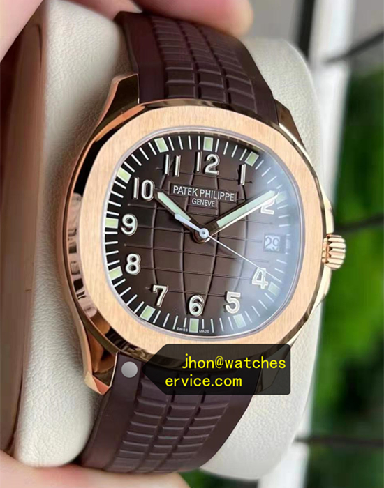 Brown Dial Rose Gold Aquanaut 5167R