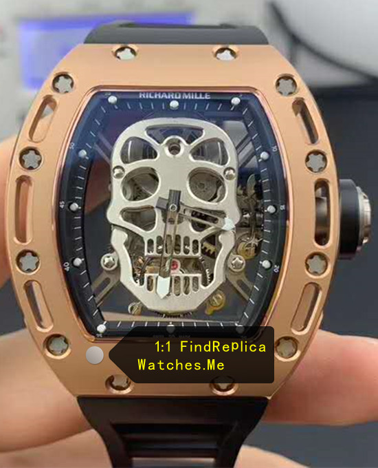RM 052 Skull True Tourbillon Real Gold