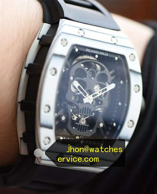 Real Tourbillon White Carbon RM 52-01 Skull