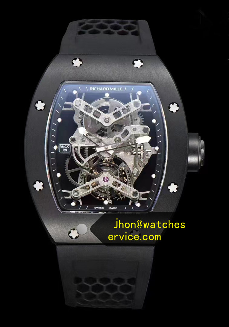 RM 027 Rafael Nadal Real Tourbillon All Black