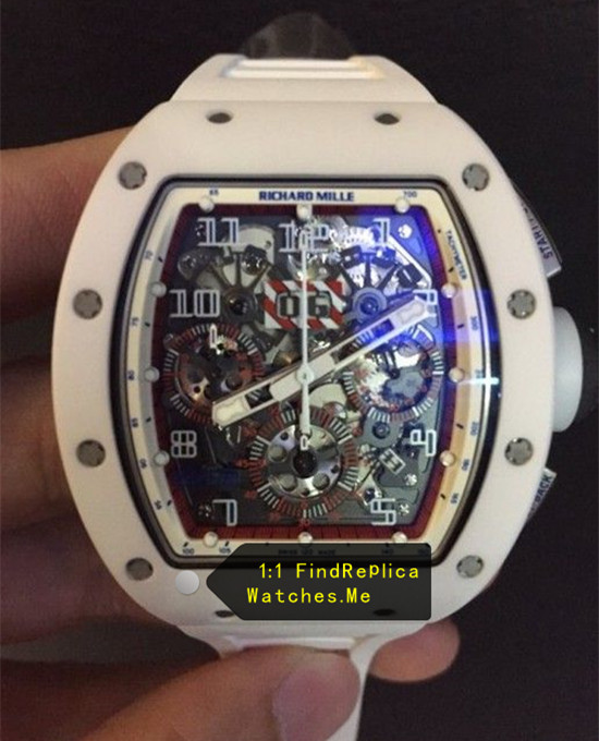 RM 011 White Angel With Color Dial Chronograph