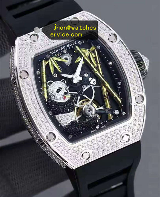 Titanium Diamonds Bezel RM 26-01 Panda