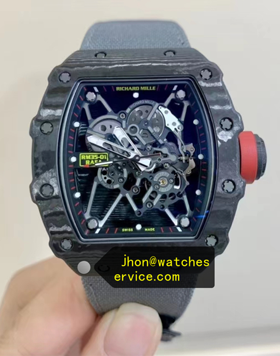 Grey Textile Bracelet Original Carbon RM 35-01 Rafael Nadal
