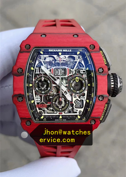 Red Carbon RM 11-03 Flyback Chronograph