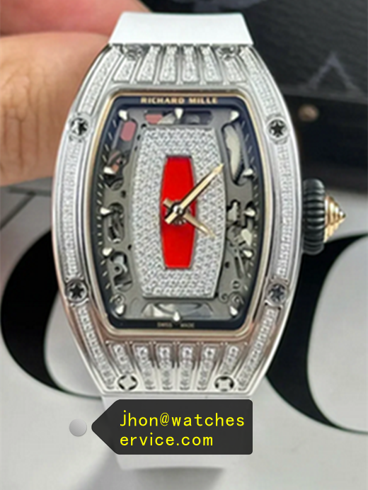 Red Eyes White Gold Diamond Set Automatic RM 07-01