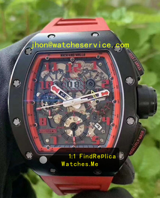 Red Dial With Black Ceramic RM011-FM