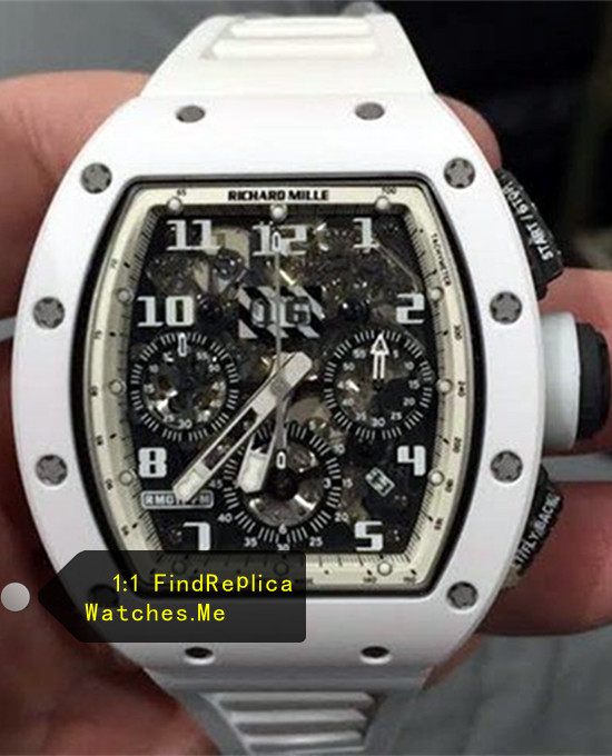 RM 011 White Angel Chronograph