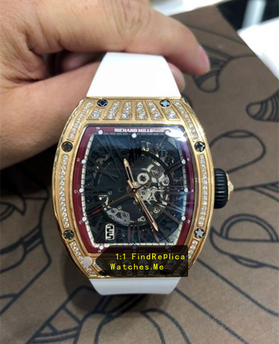 Lady RM 023 Diamonds 18k-Gold Case