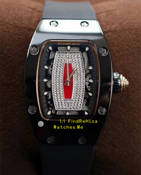 Ladies RM 07-01 Black Ceramic