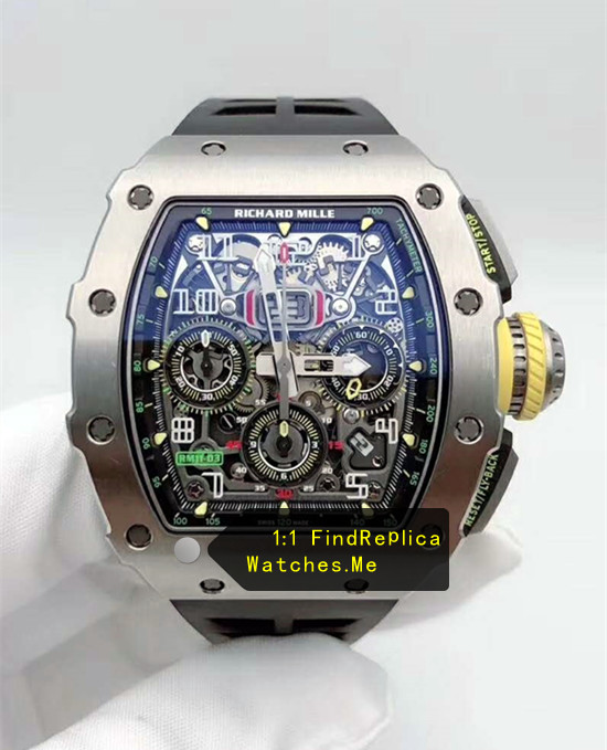 RM 11-03RG Polished Silver Titanium