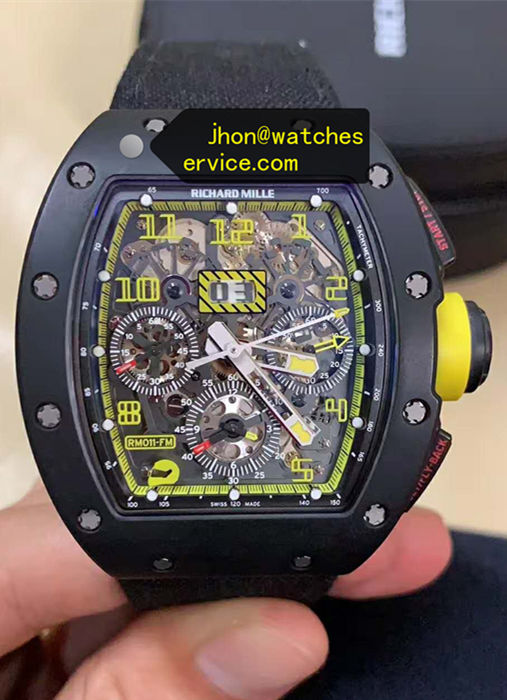 Yellow Letters RM011-FM Black Ceramic