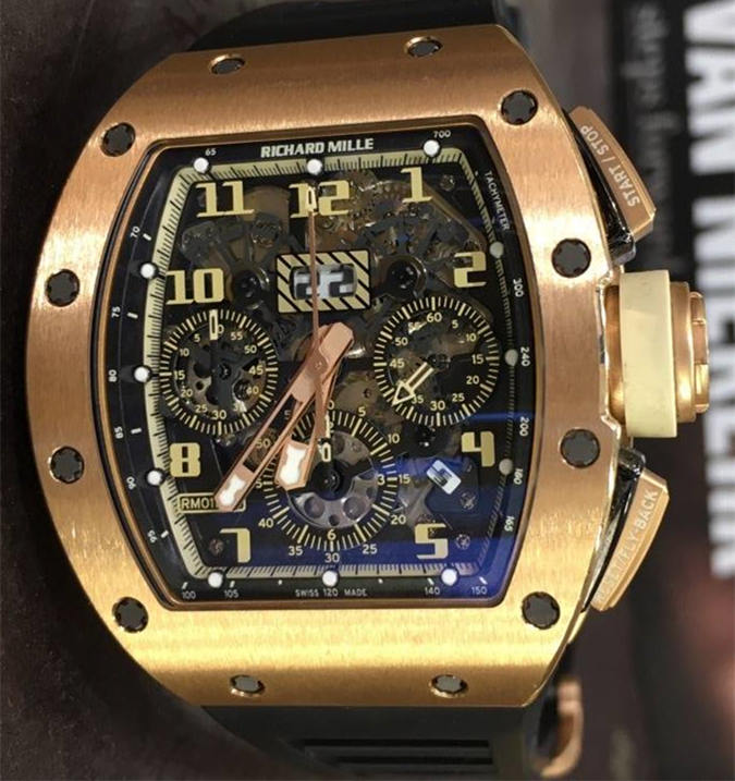 Ivory Edition Super Clone RM 011 FM Rose Gold