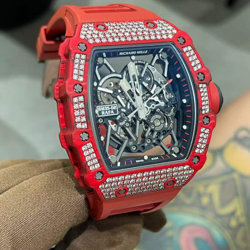 Snow-set Diamonds Super Clone RM 35 02 Red Quartz Nadal Snow-set Diamonds Super Clone RM 35 02 Red Quartz Nadal