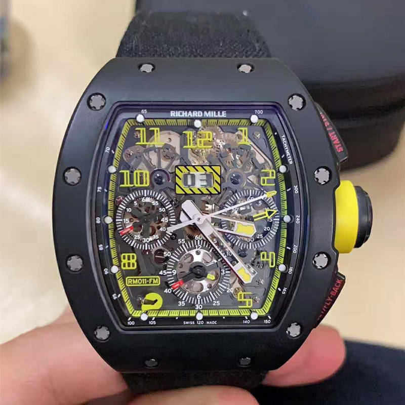 Yellow Storm Super Clone Black ceramic RM 011 AO CA TZP