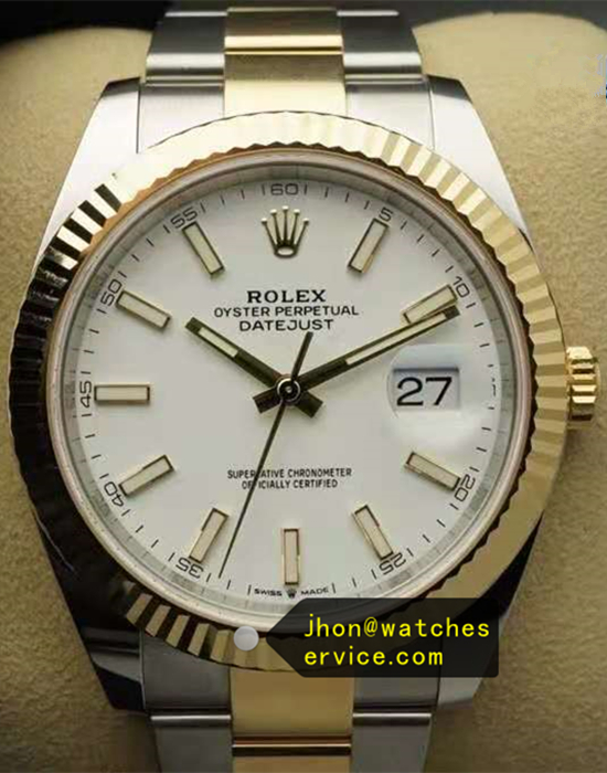 41mm White Dial Datejust126333 Two-tone