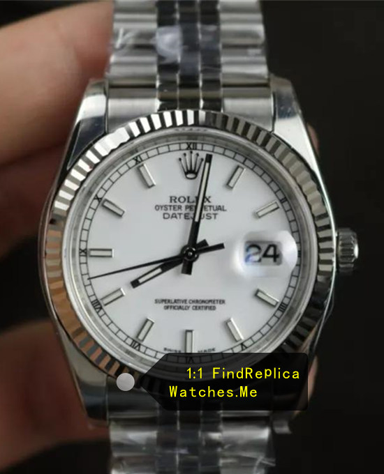 904L Steel 36mm Rolex Datejust 116234