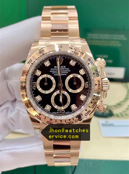 Rose Gold Daytona 116505 Black Dial