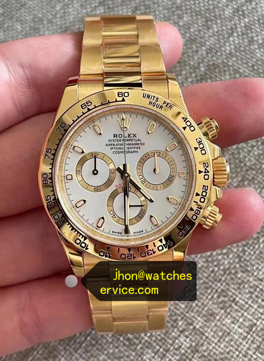 Yellow Gold White Dial Daytona 116528