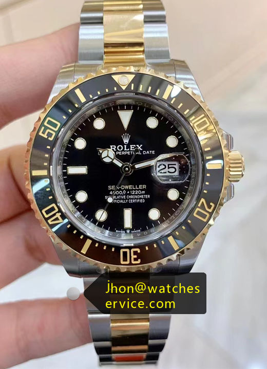 Two-Tone 43MM Sea-Dweller 126603 Real Gold