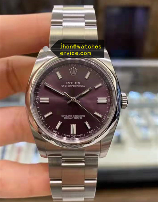 36MM Purple Rolex Oyster Perpetual 116000