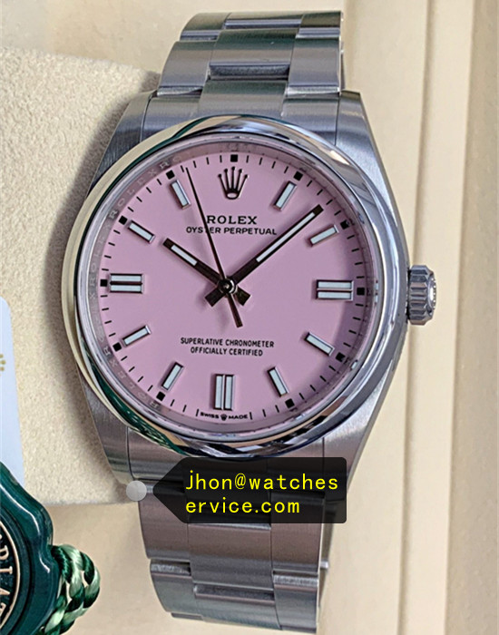 36MM Candy Pink 36MM Rolex Oyster Perpetual 126000