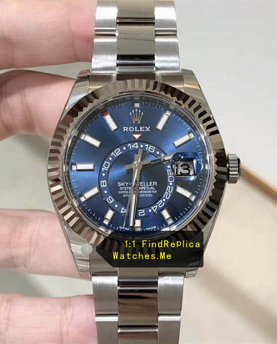 Blue Dial Rolex Sky-Dweller-m326934-0003