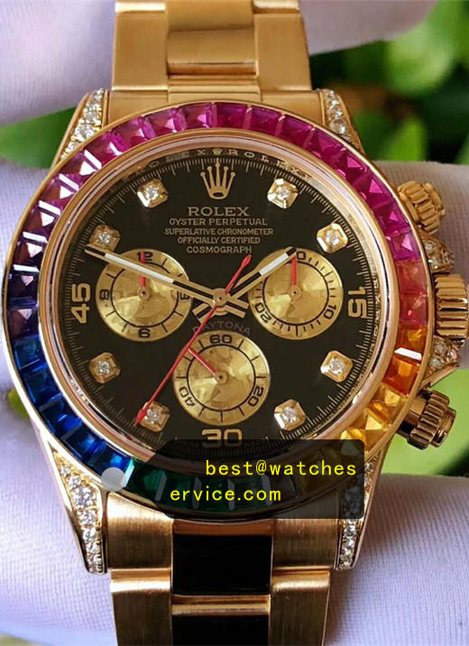 18k-Gold Daytona 116598 RBOW