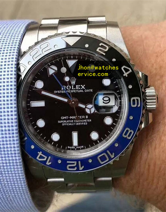 Oyster Rolex Batman GMT-Master II 116710BLNR
